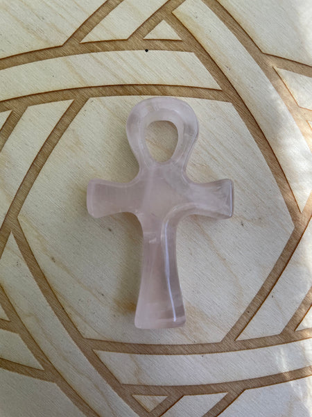Crystal Ankh Carving