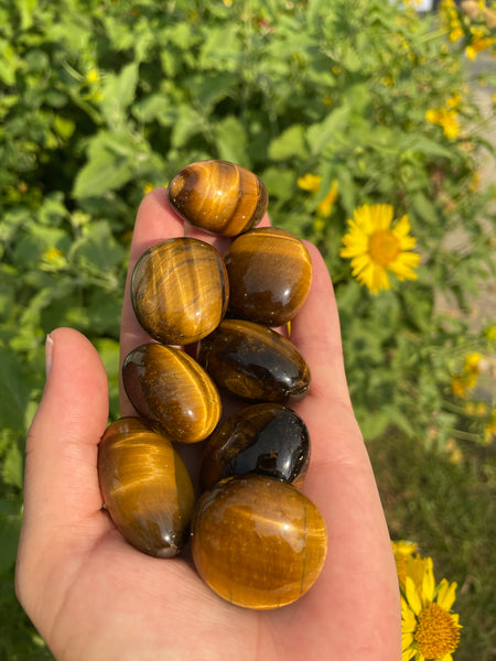 Tiger eye Tumbled