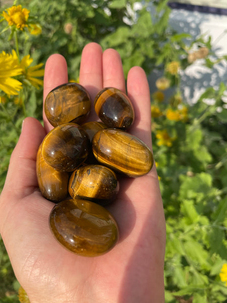 Tiger eye Tumbled