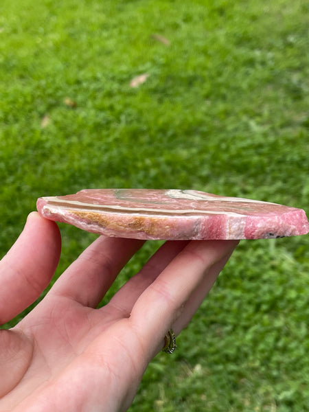 Rhodochrosite Slice