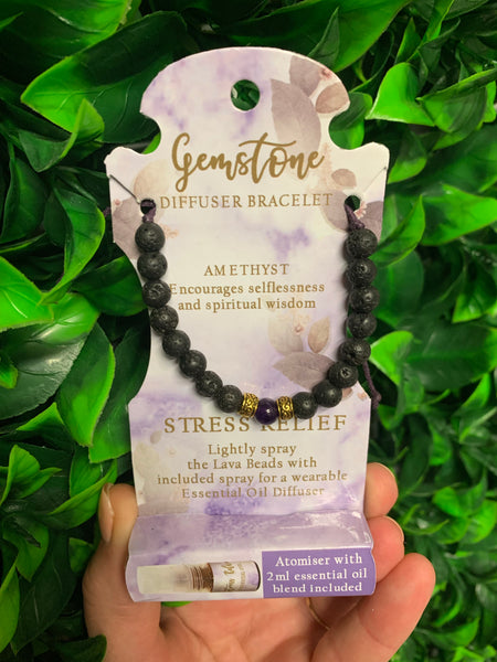 Gemstone Diffuser Bracelets
