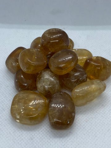 Honey Calcite Tumbled