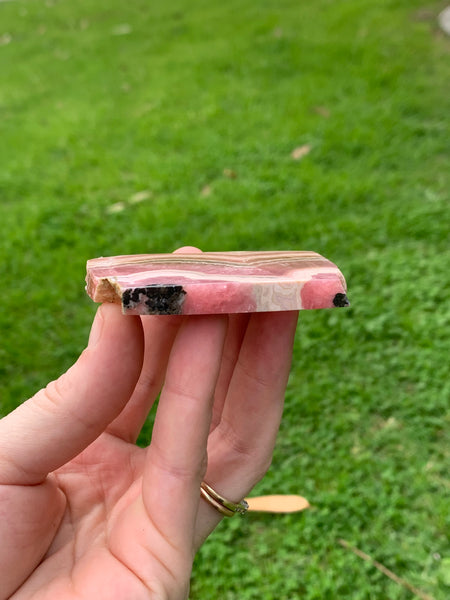 Rhodochrosite Slice