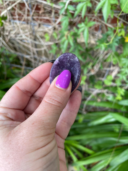 Lepidolite Worry Stone