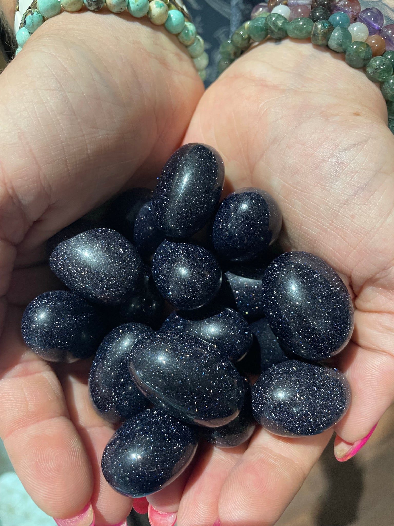 Blue Sandstone Tumbled
