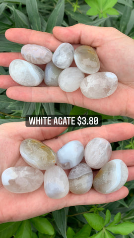 White Agate Tumble
