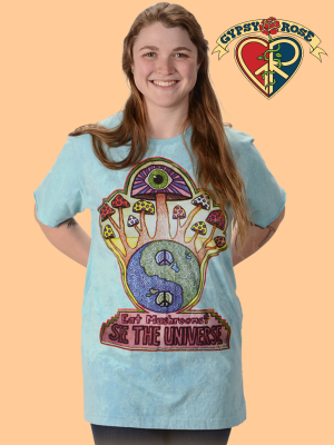 Eat Mushrooms Cotton T-Shirt