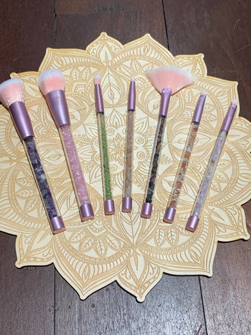 Crystal Chip Makeup Brush Set