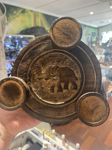 Round Incense/Candle holder