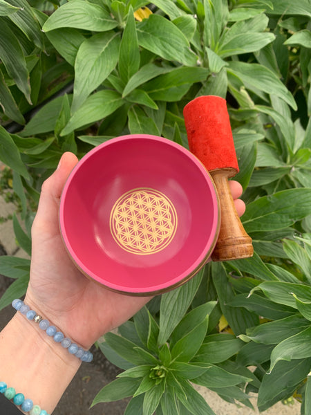 Mini Singing Bowl - Pink