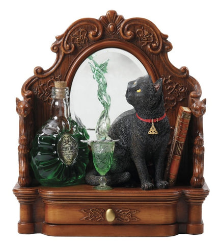 Absinthe Cat Figurine