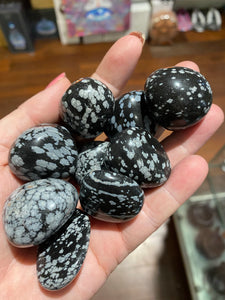 Snowflake Obsidian Tumbled large