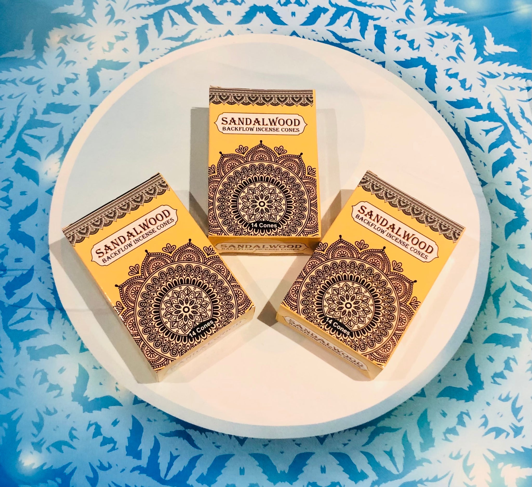 Sandalwood Backflow Incense Cones