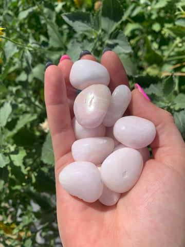 Pink Aragonite Tumble