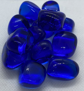 Blue Obsidian Tumbled