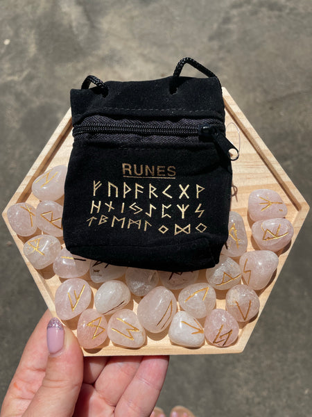 Rune Stones in Velvet Bag