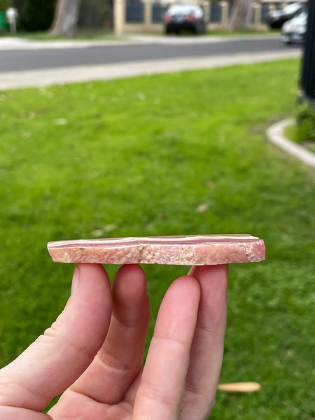 Rhodochrosite Slice