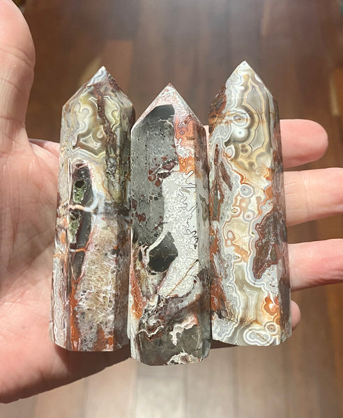 Crazy lace Agate Tower