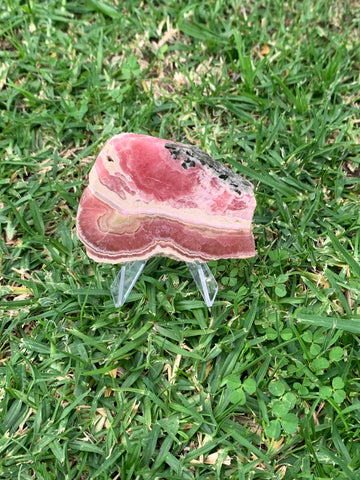 Rhodochrosite slice