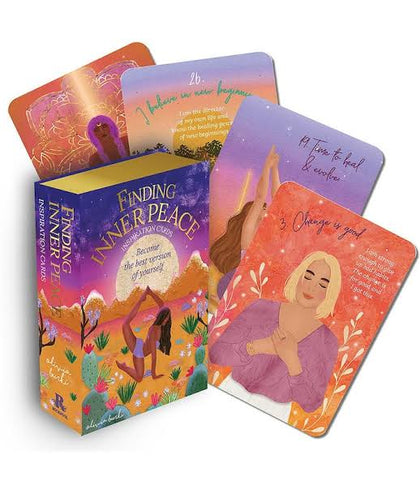 Finding inner peace inspiration cards