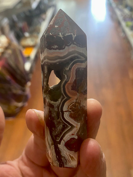 Crazy lace Agate Tower
