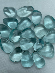 Electric Blue Obsidian Tumbled