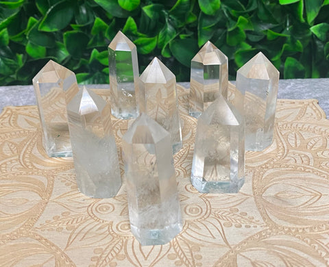 Clear Quartz Towers