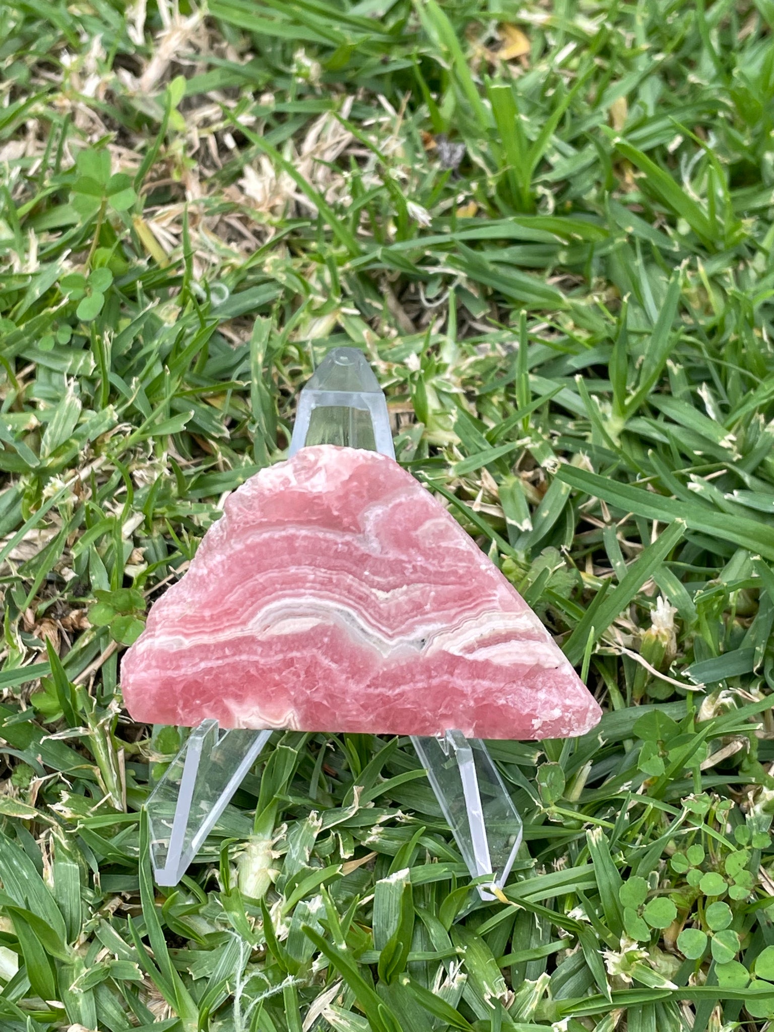 Rhodochrosite slice