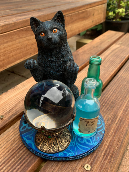 Witches Cat Figurine