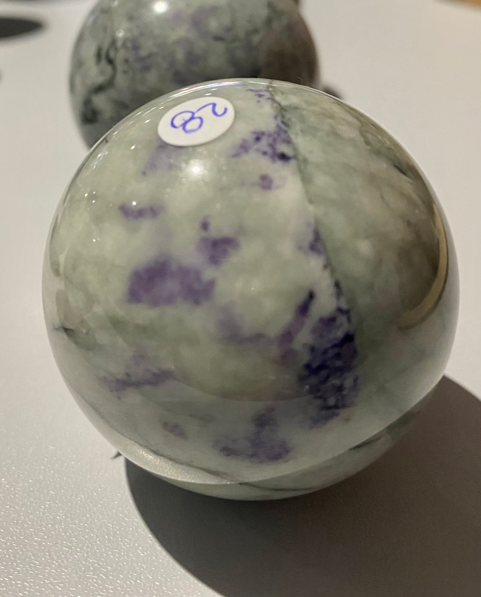 Violet Agate sphere Sml
