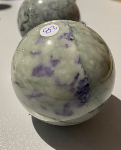 Violet Agate sphere Sml