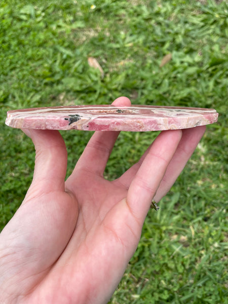 Rhodochrosite Slice