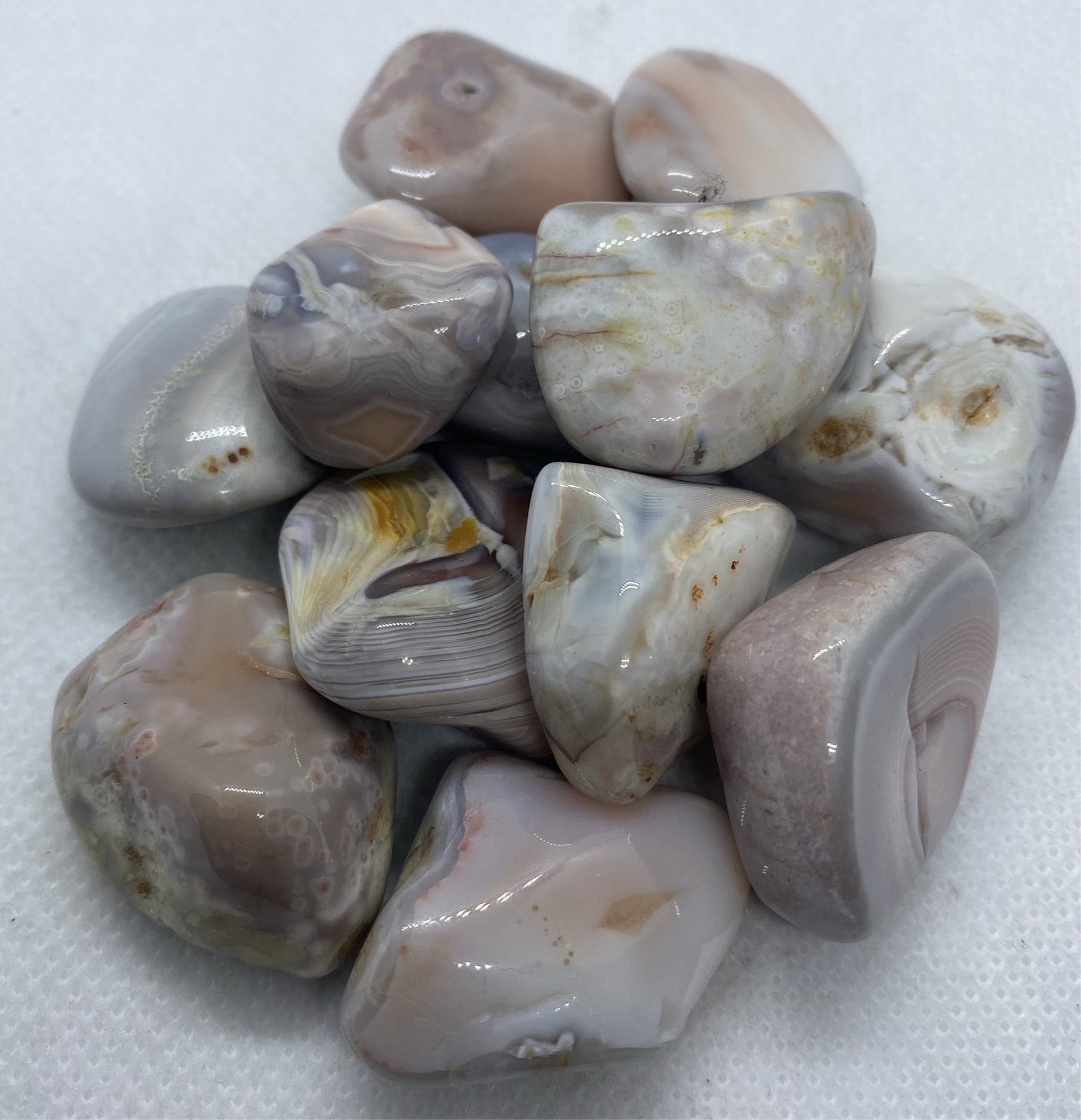Pink Botswana Agate Tumbled