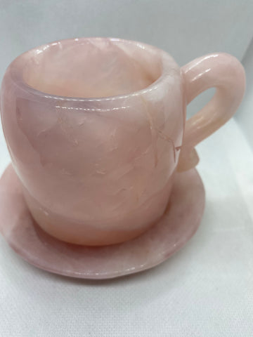 Rose Quartz Tea Cup #2