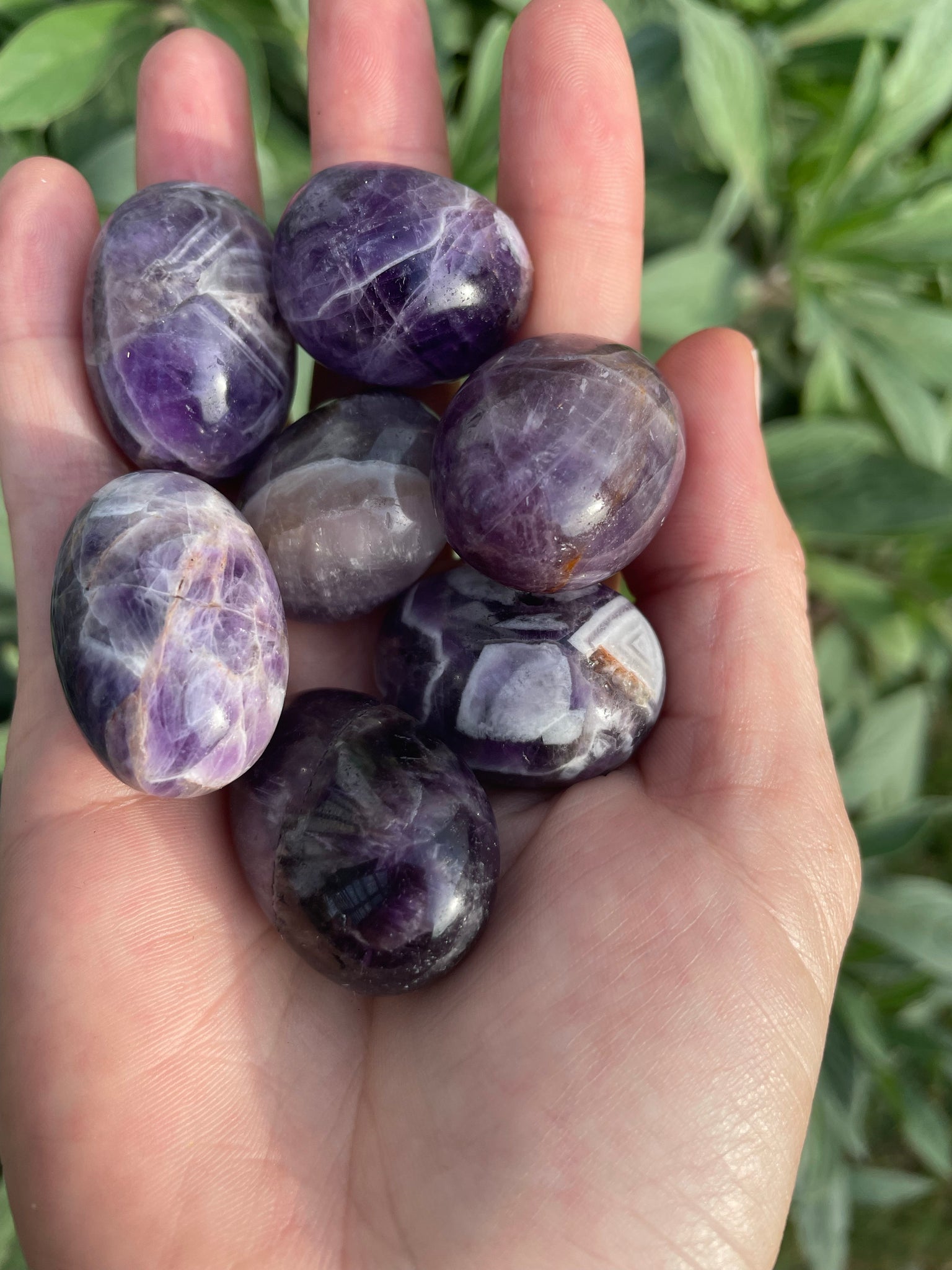 Chevron Amethyst Tumble