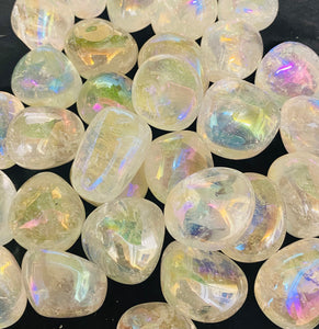 Angel Aura Quartz Tumbled