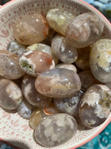 Flower Agate Tumbled