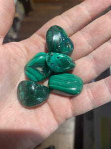 Malachite tumbled