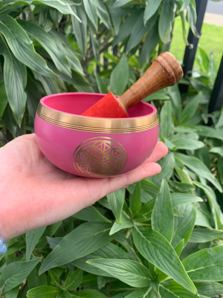 Mini Singing Bowl - Pink