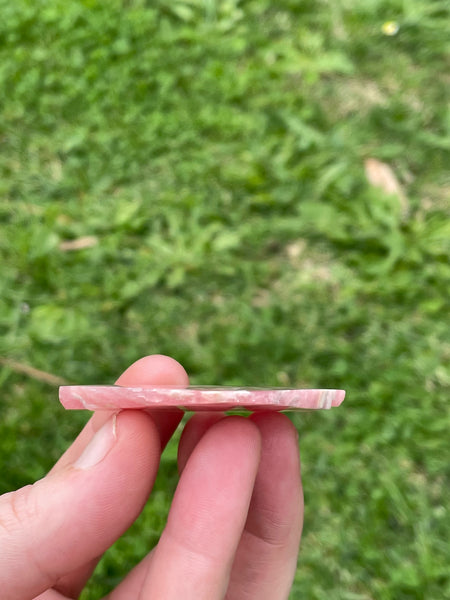 Rhodochrosite slice