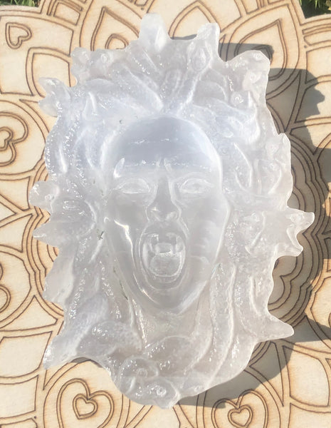 Medusa Crystal Carvings