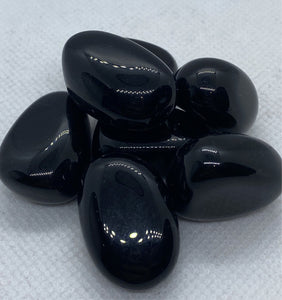 Black Obsidian Tumbled