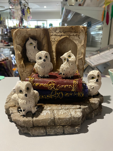 White owl figurine