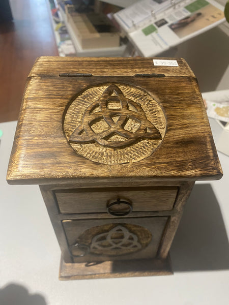 Wooden Chest with Pentacle