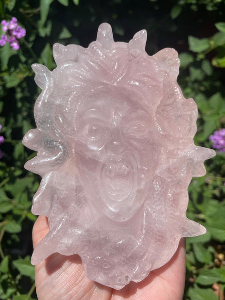 Medusa Crystal Carvings