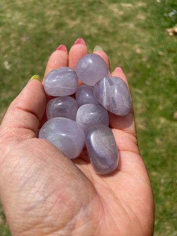 Lavender Fluorite Tumble