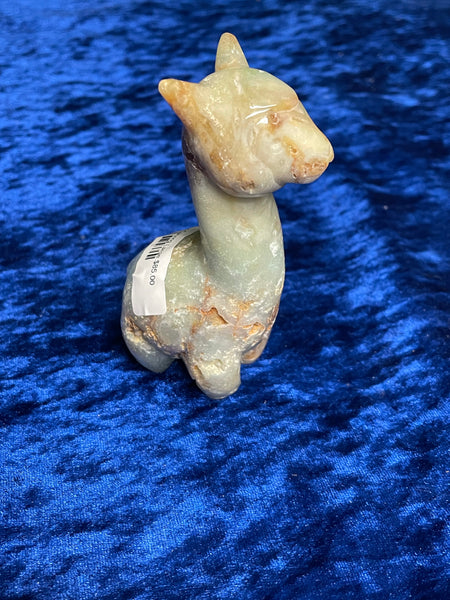 Alpaca Crystal Carving Large