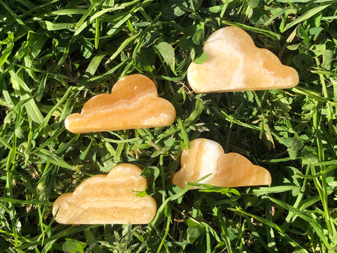 Orange calcite clouds