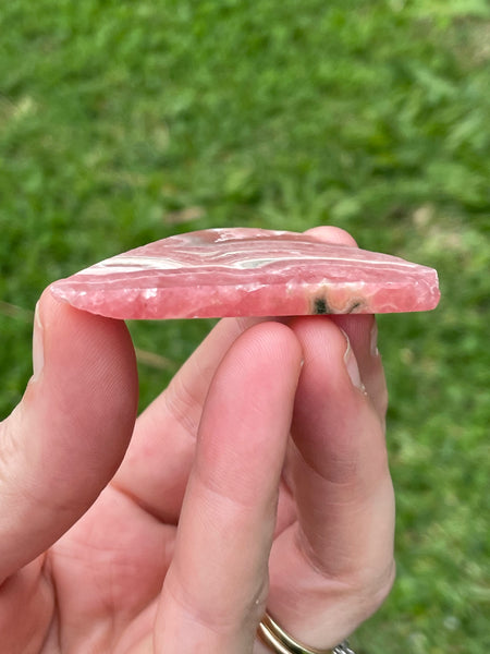 Rhodochrosite slice