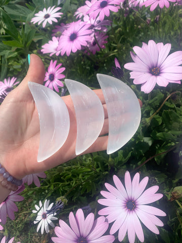 Selenite moon sml